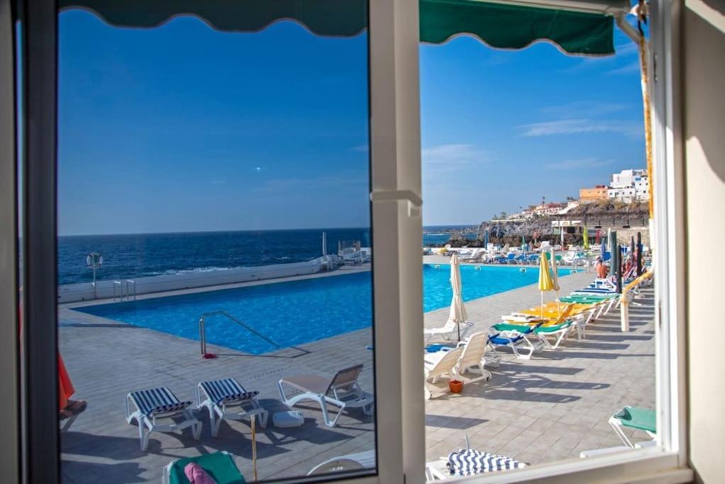 First Line Ocean View Studio Puerto de Santiago  Esterno foto