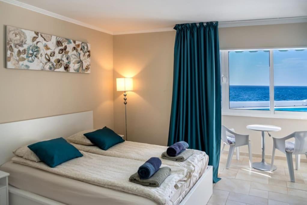 First Line Ocean View Studio Puerto de Santiago  Esterno foto